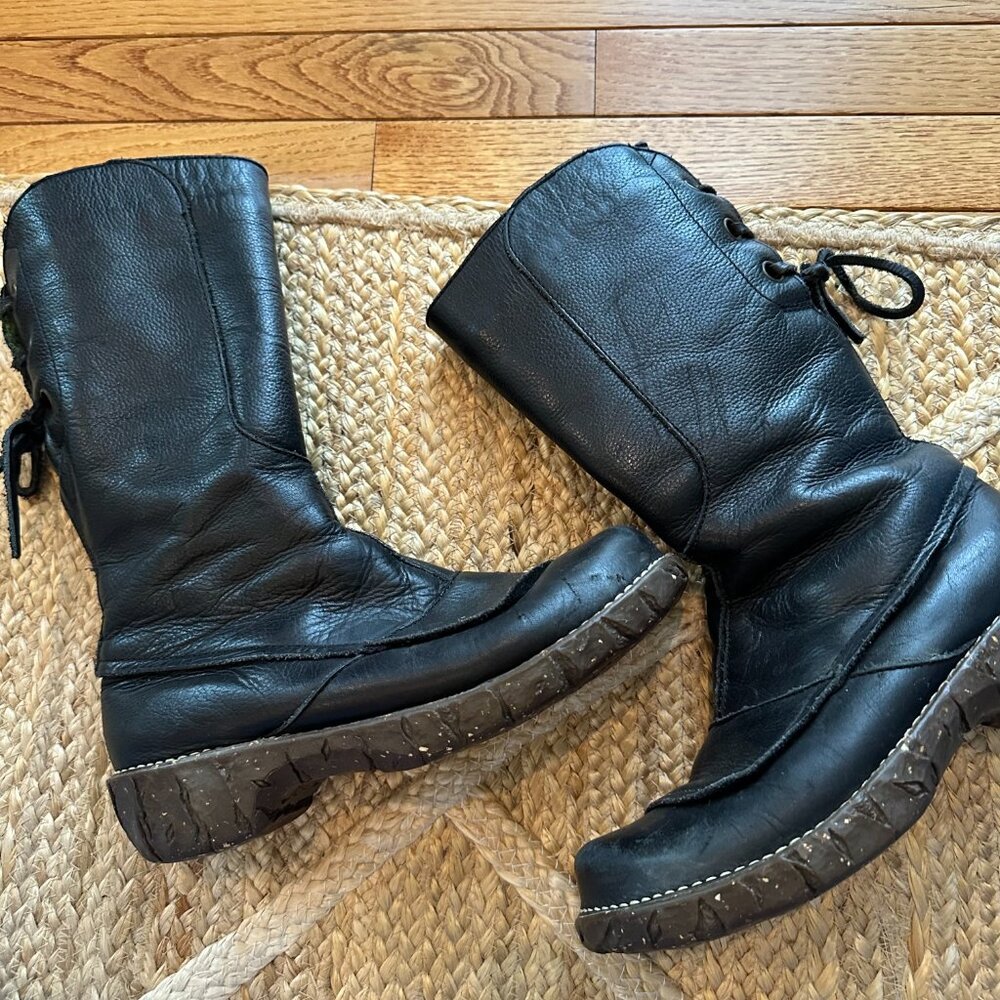 El Naturalista Black Winter Boots